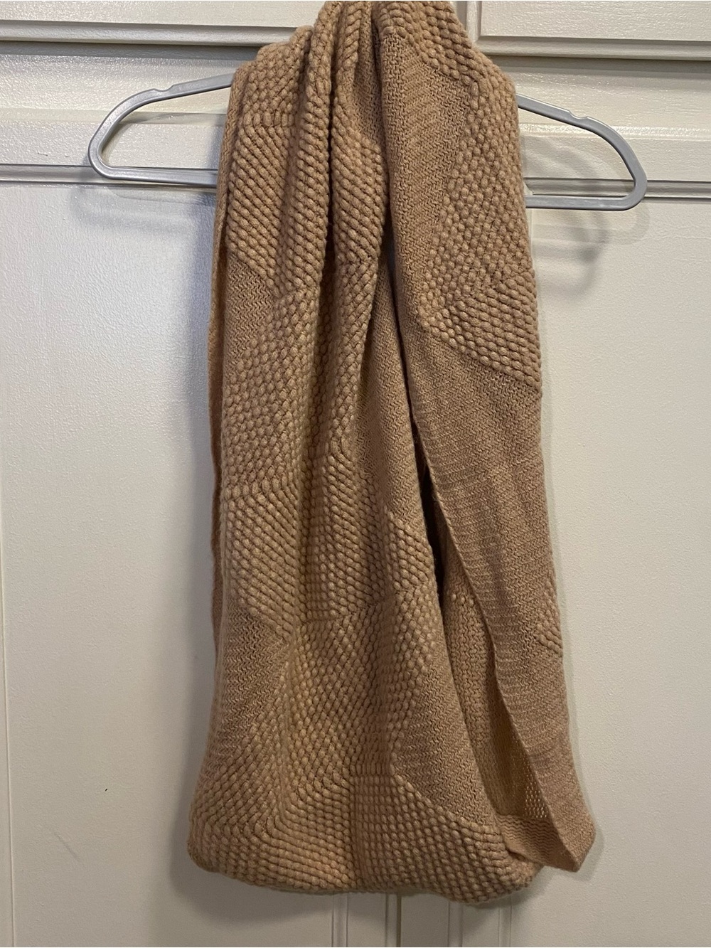 Women's Knit Camel Wrap Scarf